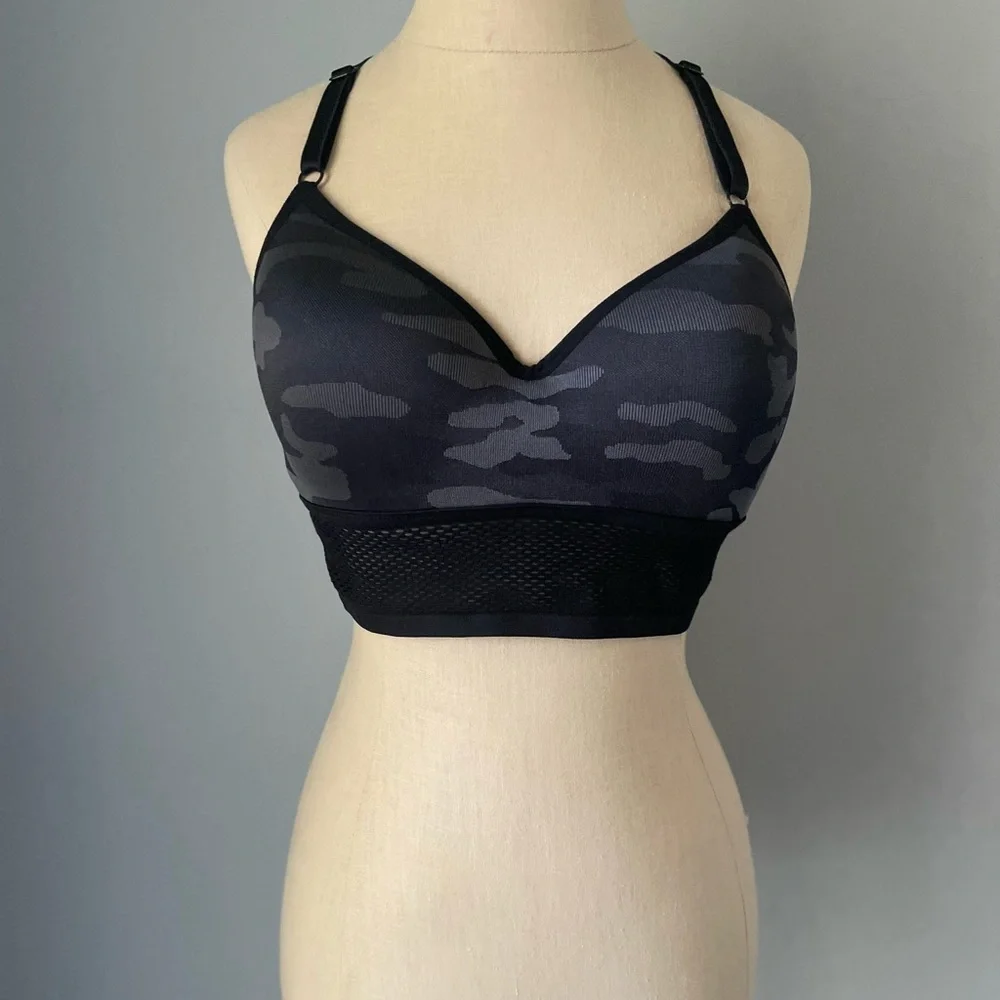 PINK - Victoria's Secret Victoria's Secret Pink Mesh Sport Bra - Picture 5 of 6